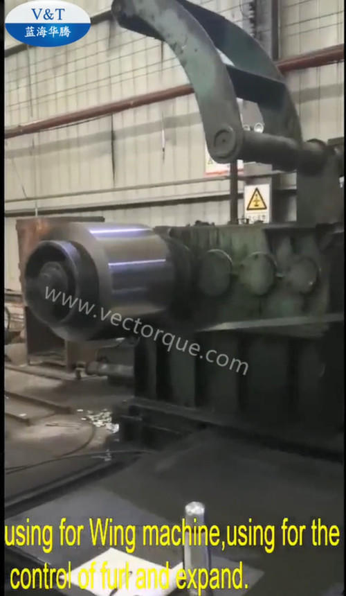 V&T inverter V5, V9 inverters using for Wing machine,using for the control of furl and expand.